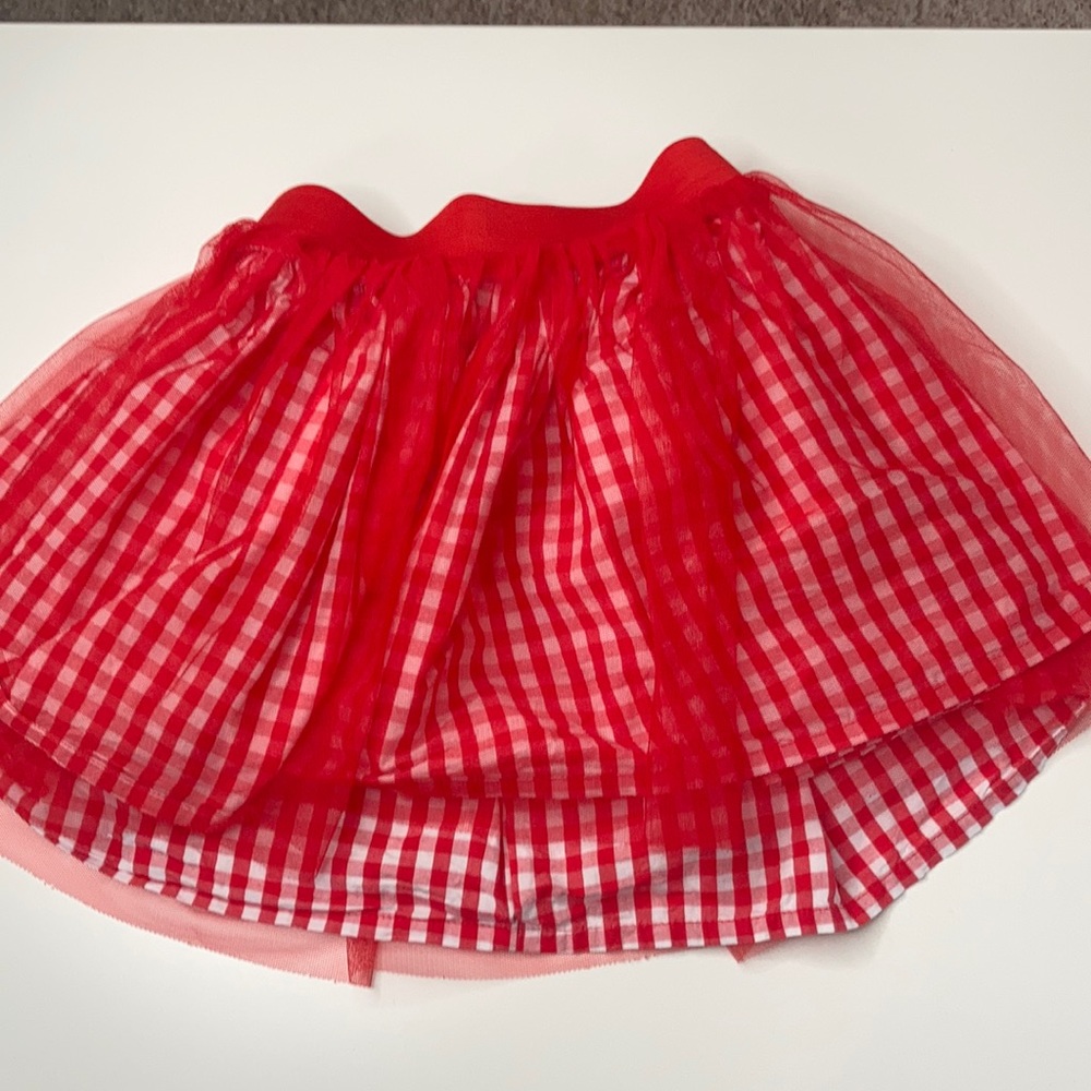 Kids Red Skirt - Picture 4 of 5